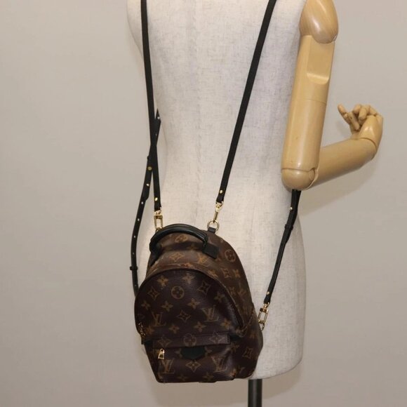 LOUIS VUITTON Monogram Palm Springs MINI Backpack M44873 LV Auth 142640 - Picture 14 of 16